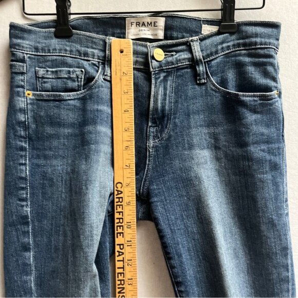 Frame Le Skinny de Jeanne Denim Women's Blue Jeans Sz 26 - Picture 10 of 10